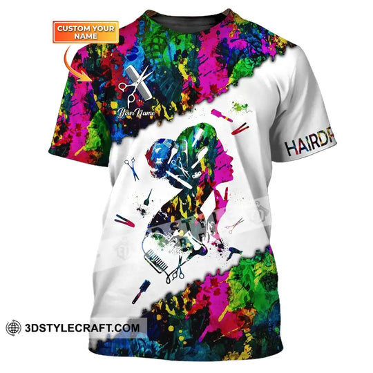 Women Shirt, Hair Stylist Shirt, Hairdresser Sportwear style option 1