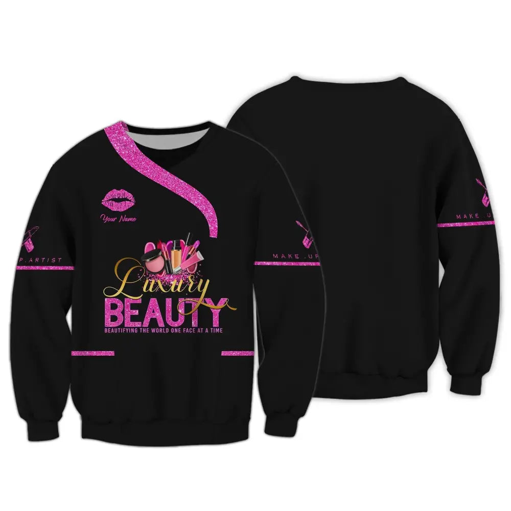 Women Shirt Makeup Artist Hoodie Sportwear Long Sleeve / S T-Shirt