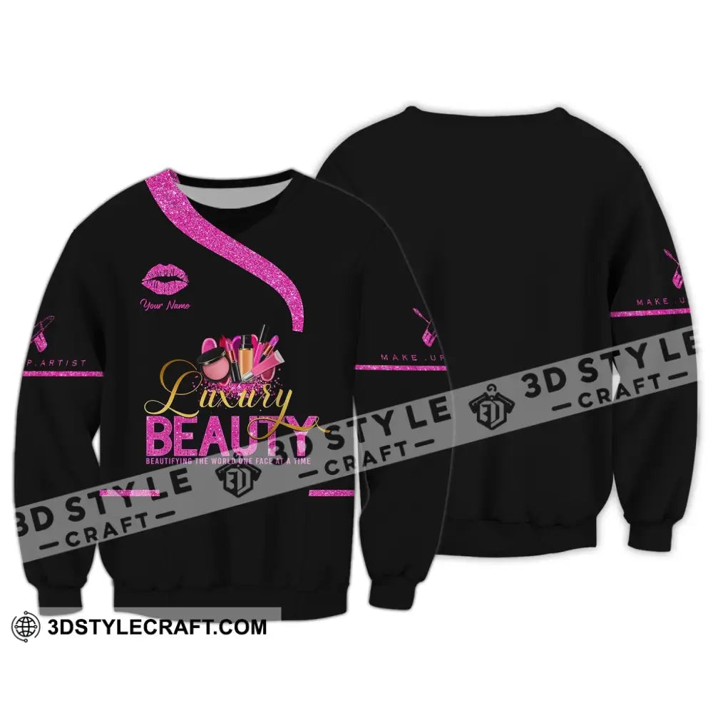 Women Shirt Makeup Artist Hoodie Sportwear Long Sleeve / S T-Shirt