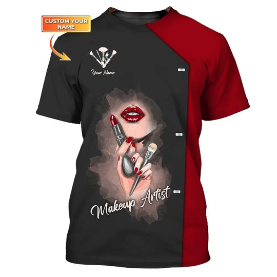 Women Shirt, Makeup Artist Shirt, Makeup Artist Hoodie, Makeup Artist Sportwear style option 1