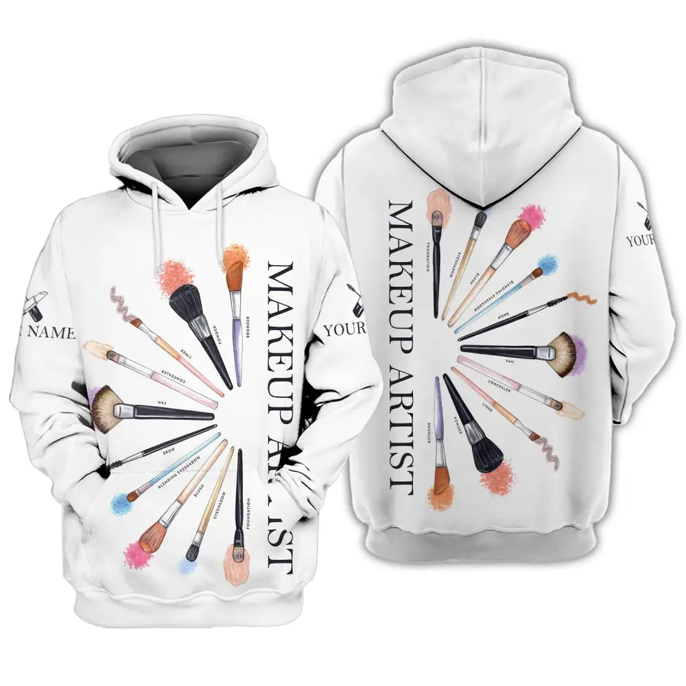 Women Shirt Makeup Artist Hoodie Sportwear / S T-Shirt