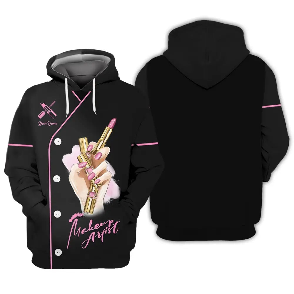 Women Shirt Makeup Artist Hoodie Sportwear / S T-Shirt