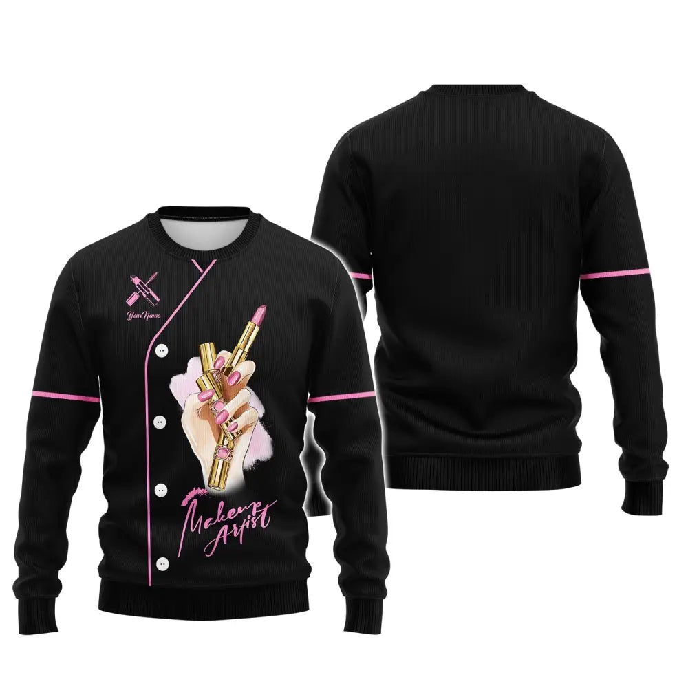 Women Shirt Makeup Artist Hoodie Sportwear T-Shirt