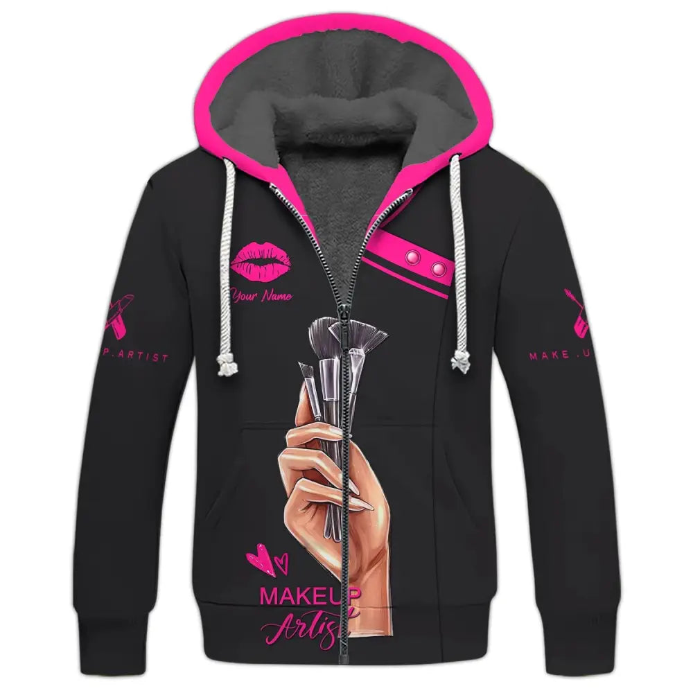 Women Shirt Makeup Artist Hoodie Sportwear T-Shirt