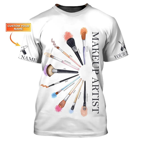 Women Shirt, Makeup Artist Shirt, Makeup Artist Hoodie, Makeup Artist Sportwear style option 1