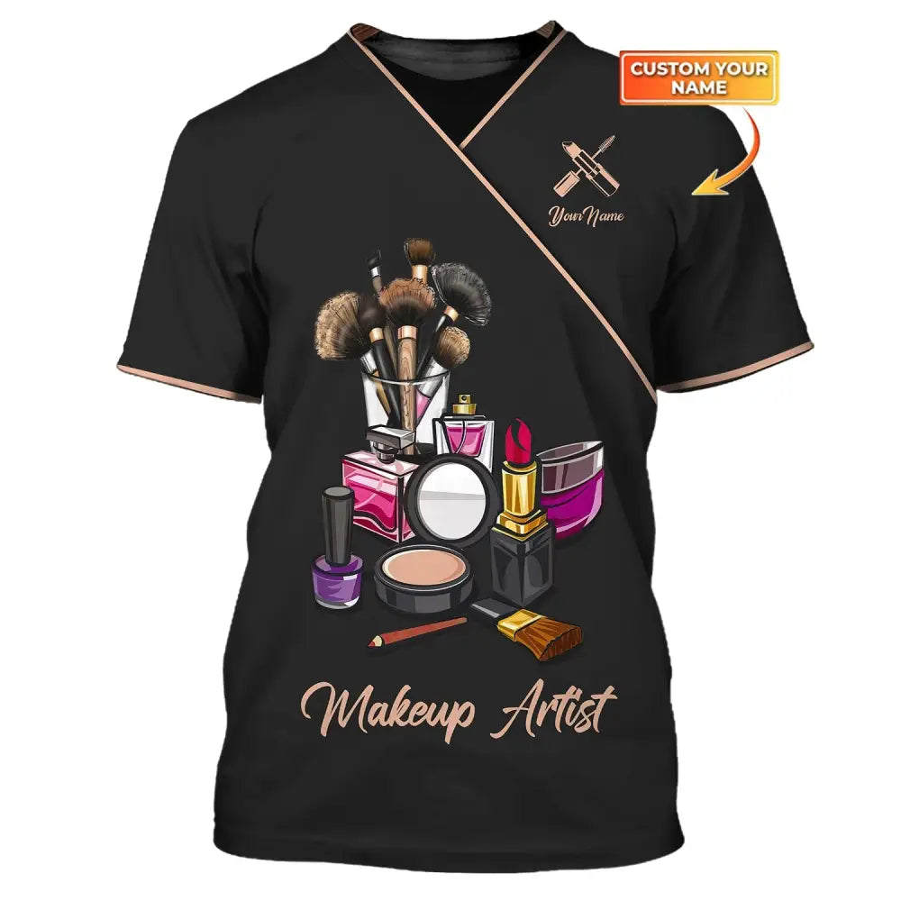 Women Shirt Makeup Artist Hoodie Sportwear T-Shirt / S