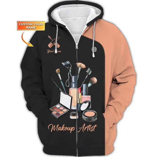 Women Shirt, Makeup Artist Shirt, Makeup Artist Hoodie, Makeup Artist Sportwear style option 2