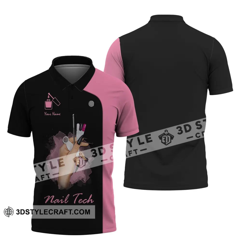 Women Shirt Nail Technician Tech Sportwear Polo / S T-Shirt