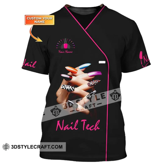 Women Shirt Nail Technician Tech Sportwear T-Shirt / S